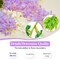 36 Pcs Artificial Wisteria Hanging Flowers 3.6 ft Artificial Fake Wisteria Vine Rattan Hanging Garland Silk Flowers String for Wall Home Wedding Party Greenery Decorations (Purple,White)